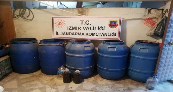 İzmir’de sahte içkileri piyasaya süreceklerdi,Jandarma ele geçirdi