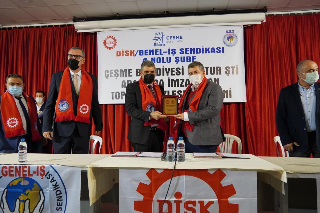 ÇEŞME’DE TOPLU İŞ SÖZLEŞMESİ SEVİNCİ