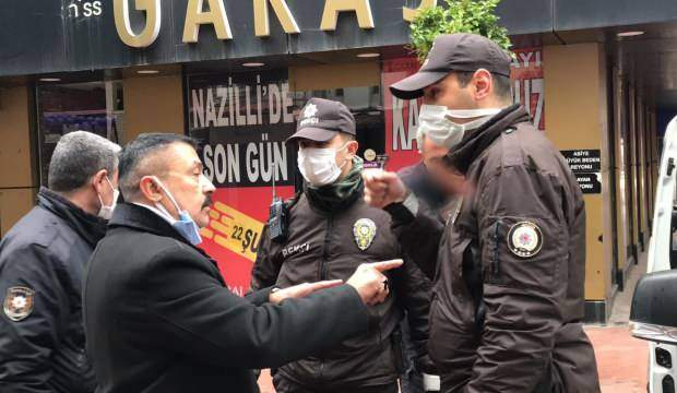 NAZİLLİ’DE GERGİN ANLAR