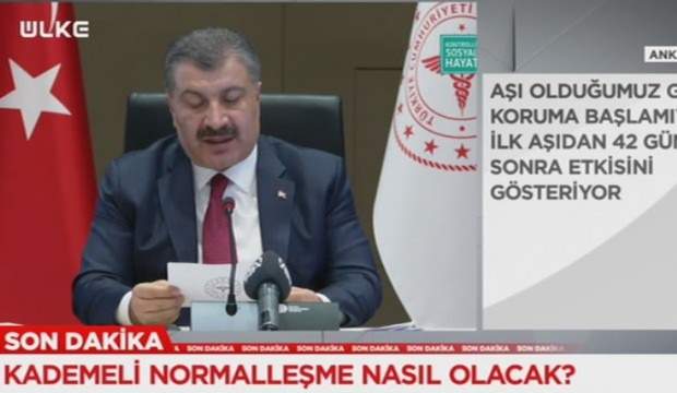 SON DAKİKA… BİLİM KURULU TOPLANTISI SONRASI BAKAN KOCA’DAN NORMALLEŞME AÇIKLAMASI