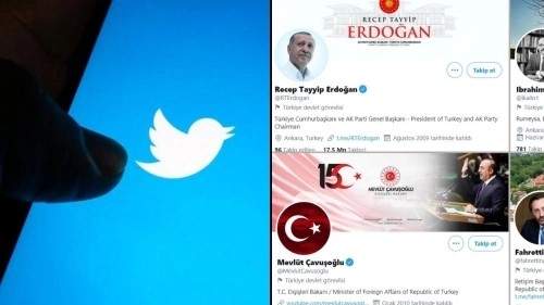 TWİTTER’DAN ERDOĞAN VE ÜÇ İSME DEVLET GÖREVLİSİ ETİKETİ