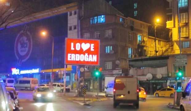 ”STOP ERDOĞAN” SKANDALINA TÜRKİYE’DEN ”LOVE ERDOĞAN” YANITI