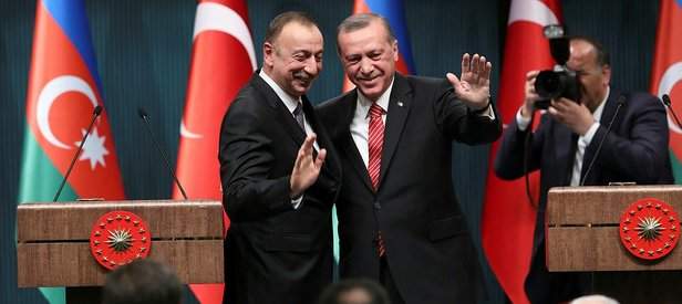 CUMHURBAŞKANI ERDOĞAN, AZERBAYCAN CUMHURBAŞKANI ALİYEV İLE GÖRÜŞTÜ