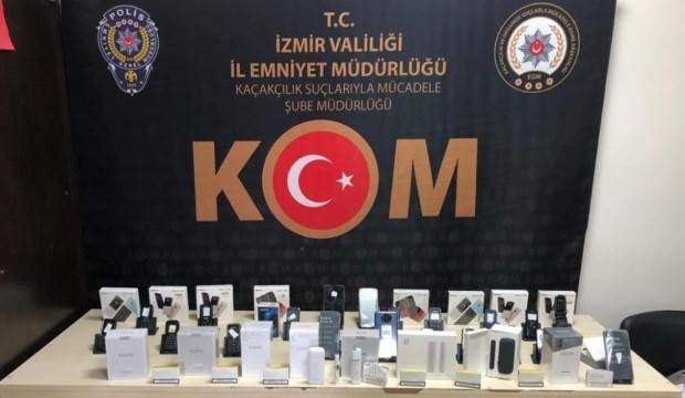 İZMİR’DE 2,5 MİLYON TL DEĞERİNDE KAÇAK ÜRÜN ELE GEÇİRİLDİ