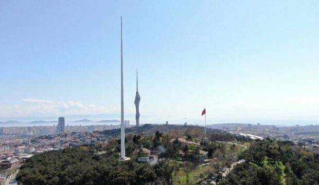 TÜRKİYE’NİN EN UZUN BAYRAK DİREĞİ ÇAMLICA’YA DİKİLDİ