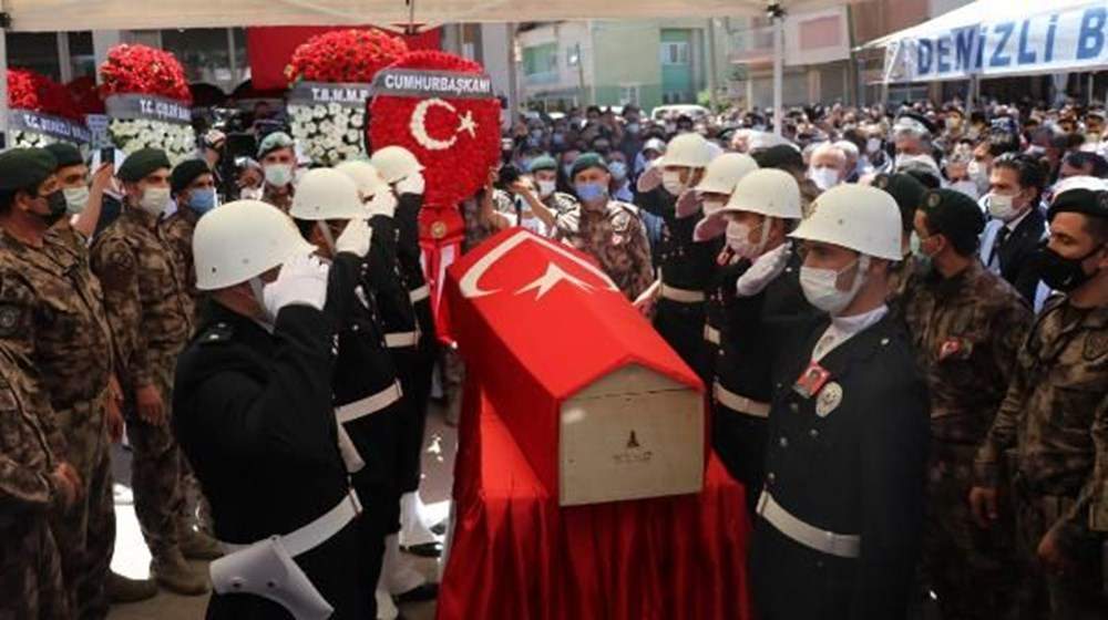 Şehit polis memuru Veli Kabalay, son yolculuğuna uğurlandı