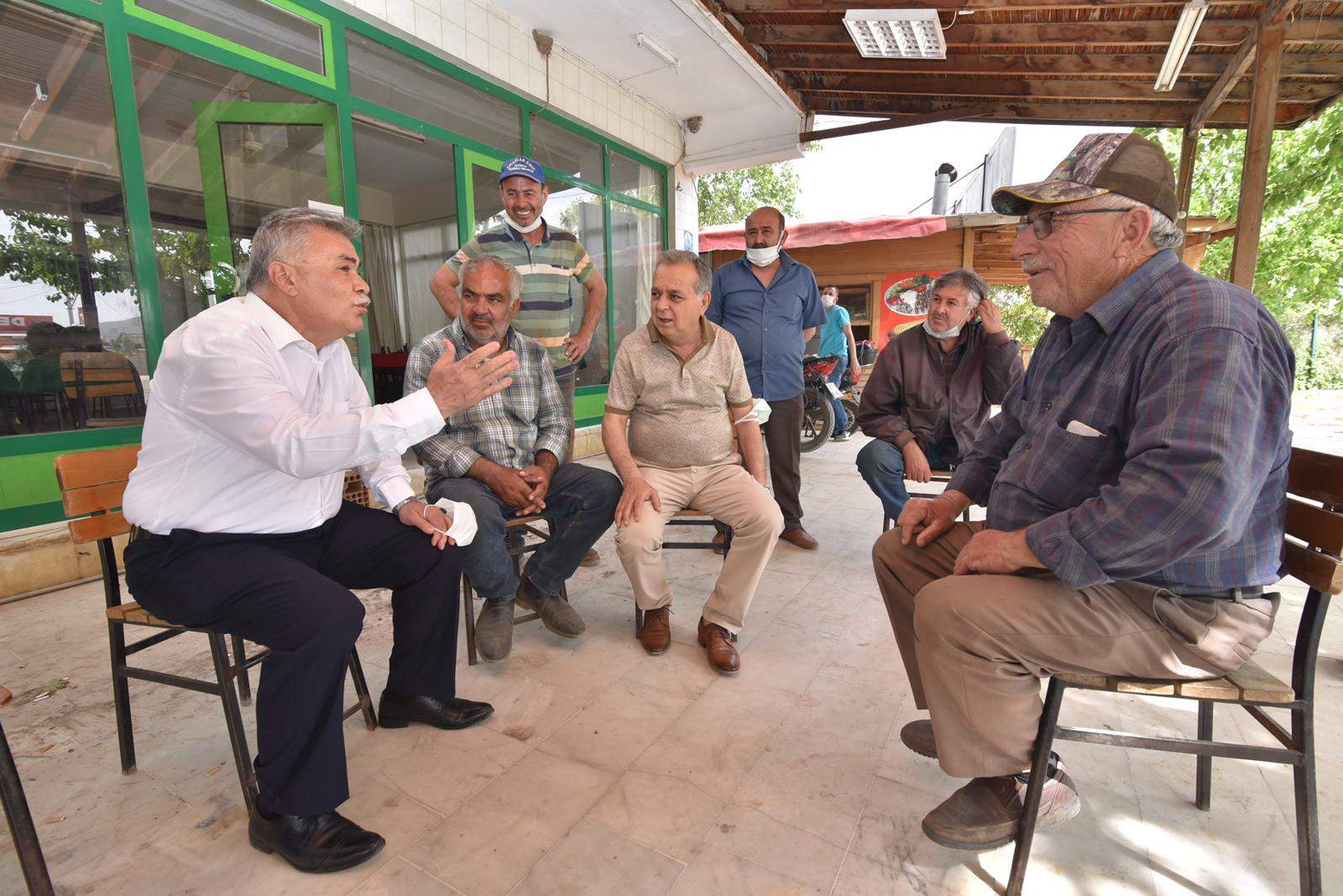 TORBALI’DA BAŞKAN TEKİN SAHAYA İNDİ