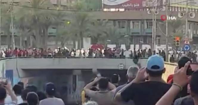 Bağdat’ta ‘Beni kim öldürdü’ protestosu: 1 ölü, 45 yaralı