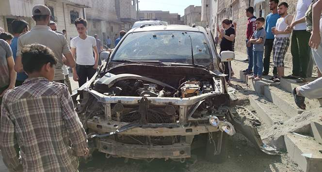 El Bab’ta yargıcın arabasına yerleştirilen bomba infilak etti: 1 yaralı