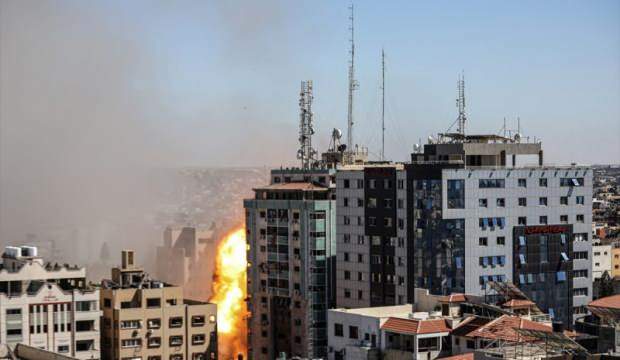 İsrail’in Gazze’de yıktığı 13 katlı binanın sahibi UCM’ye başvurdu