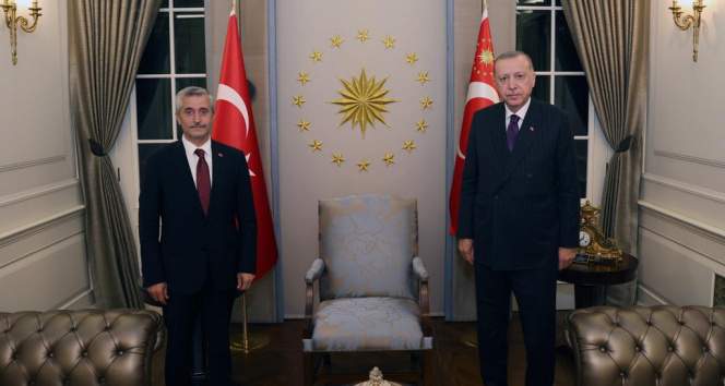 Tahmazoğlu, Cumhurbaşkanı Erdoğan ile görüştü