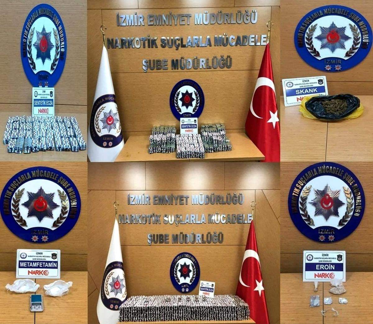 İzmir de zehir tacirlerine darbe: 28 şüpheli tutuklandı