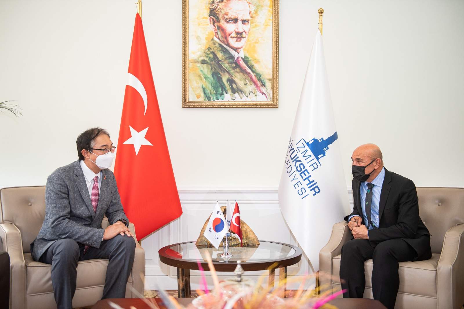 Kore’nin Ankara Büyükelçisi Soyer’i ziyaret etti