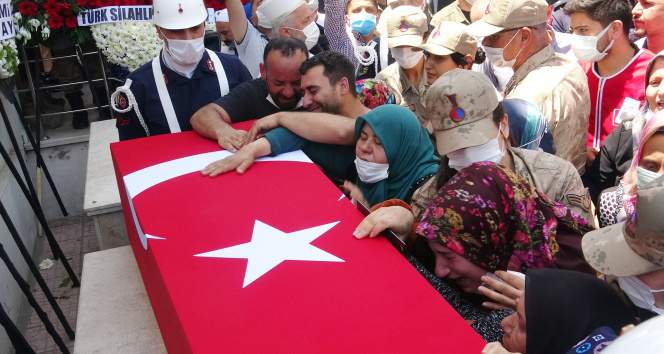 Şırnak’ta şehit olan uzman çavuş Hatay’da toprağa verildi