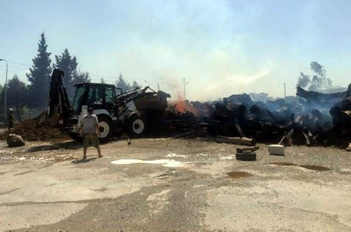 Son dakika haberleri… İzmir de orman ürünleri fabrikasında yangın