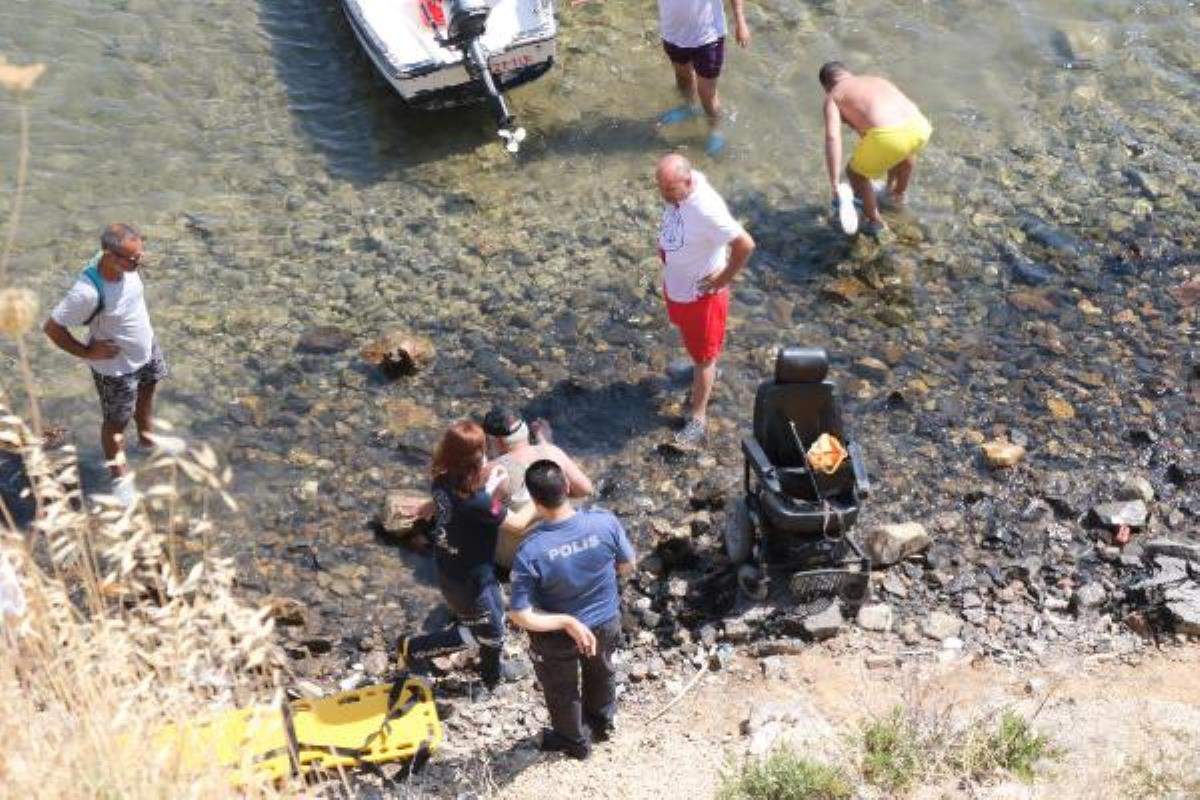 Akülü tekerlekli sandalyesi ile 30 metrelik uçuruma yuvarlanıp, yaralandı