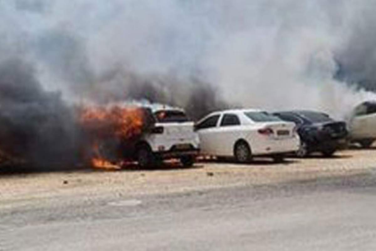 İsrail’de arazi yangını: 15 araç küle döndü