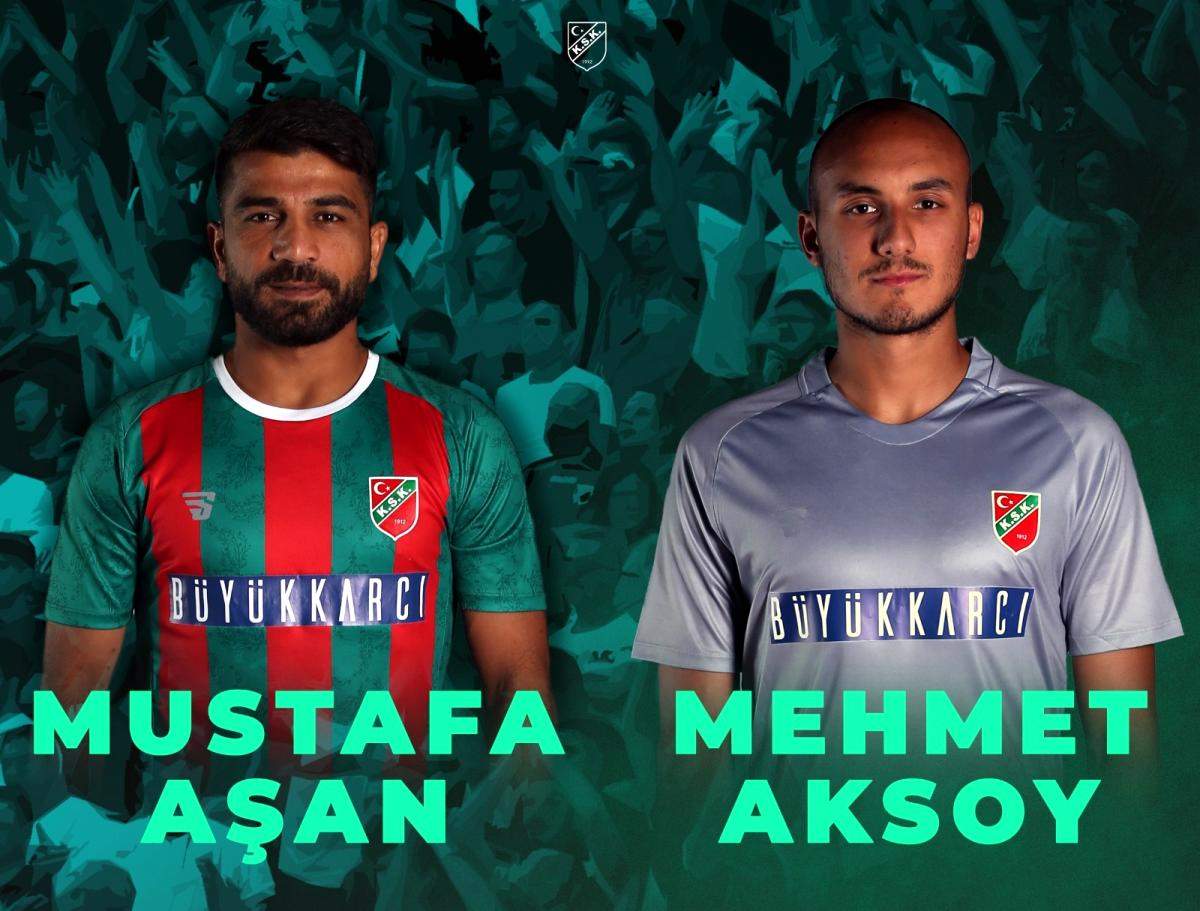 Karşıyaka, Mustafa Aşan ve Mehmet Aksoy la sözleşme yeniledi