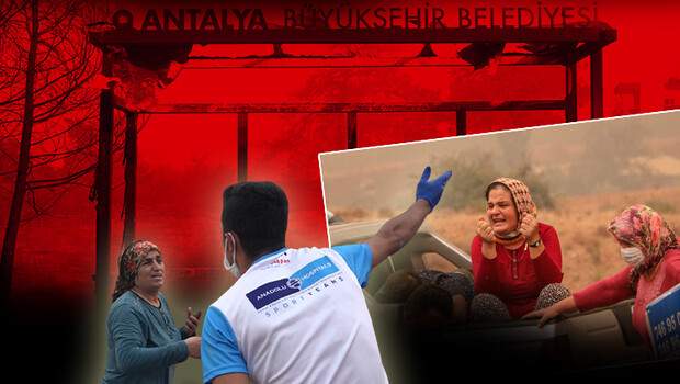 Manavgat’taki yangında inanılmaz anlar: Can var abla can