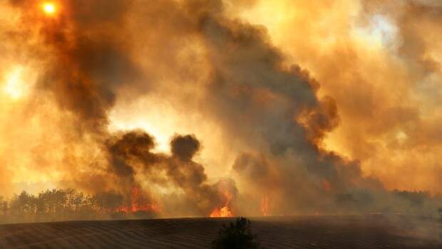 Osmaniye’de çıkan ikinci orman yangınına müdahale ediliyor