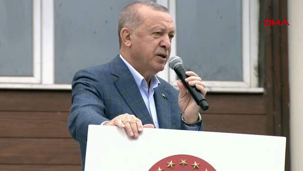 Son dakika… Cumhurbaşkanı Erdoğan sel bölgesinde… ‘Toplam 550 konut inşa edeceğiz’