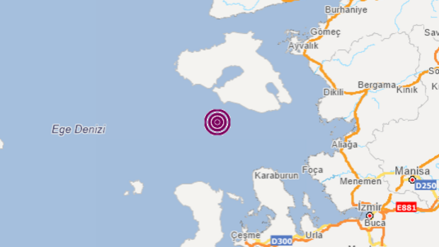 Son dakika… Ege Denizi’nde 4.2 büyüklüğünde deprem