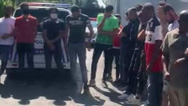 Beyoğlu’nda 35 kaçak göçmen yakalandı