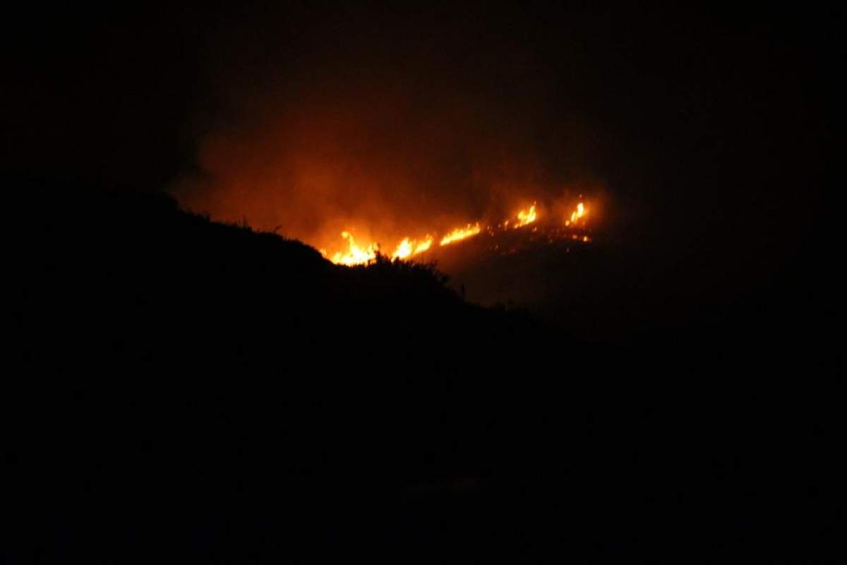 Gece 4 helikopter devreye girdi, Bodrum’da yangın kontrol altına alındı