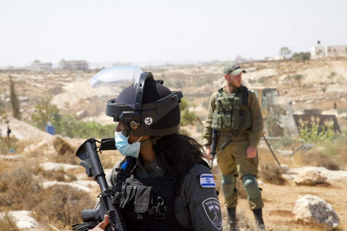 İsrail güçleri Filistinlilere ait 10 bin metrekarelik tarım arazisine zarar verdi