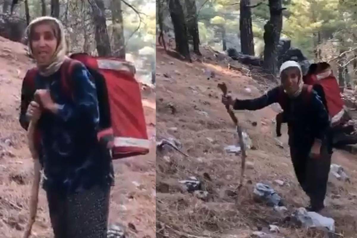 Ormancılara sırtında taşıdığı erzakla Türkiye’yi duygulandıran Durdu Teyze konuştu