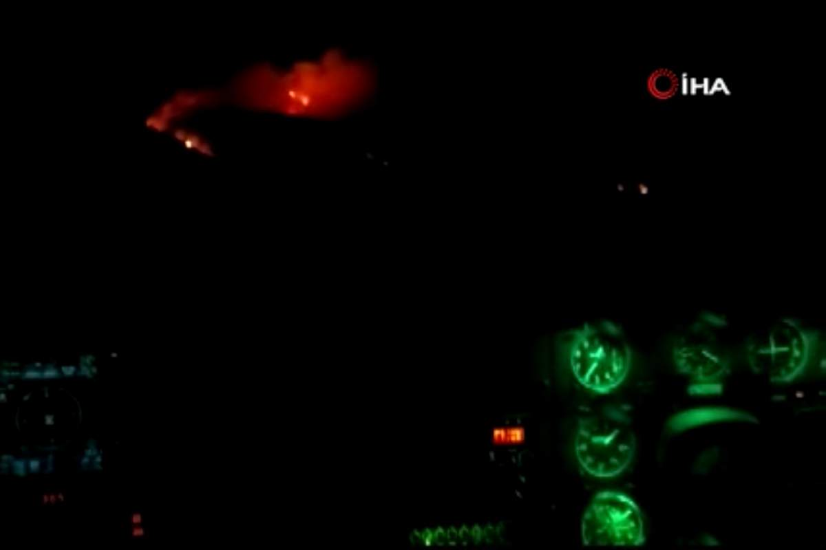 Ukrayna’dan gelen helikopterler gece mesaisinde