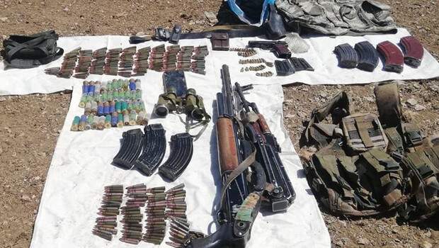 Van’da terör örgütü PKK’ya ait silah ele geçirildi