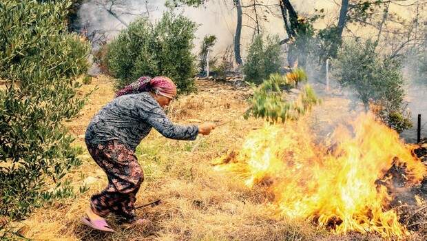 Yangından önce hava cehennem gibiydi