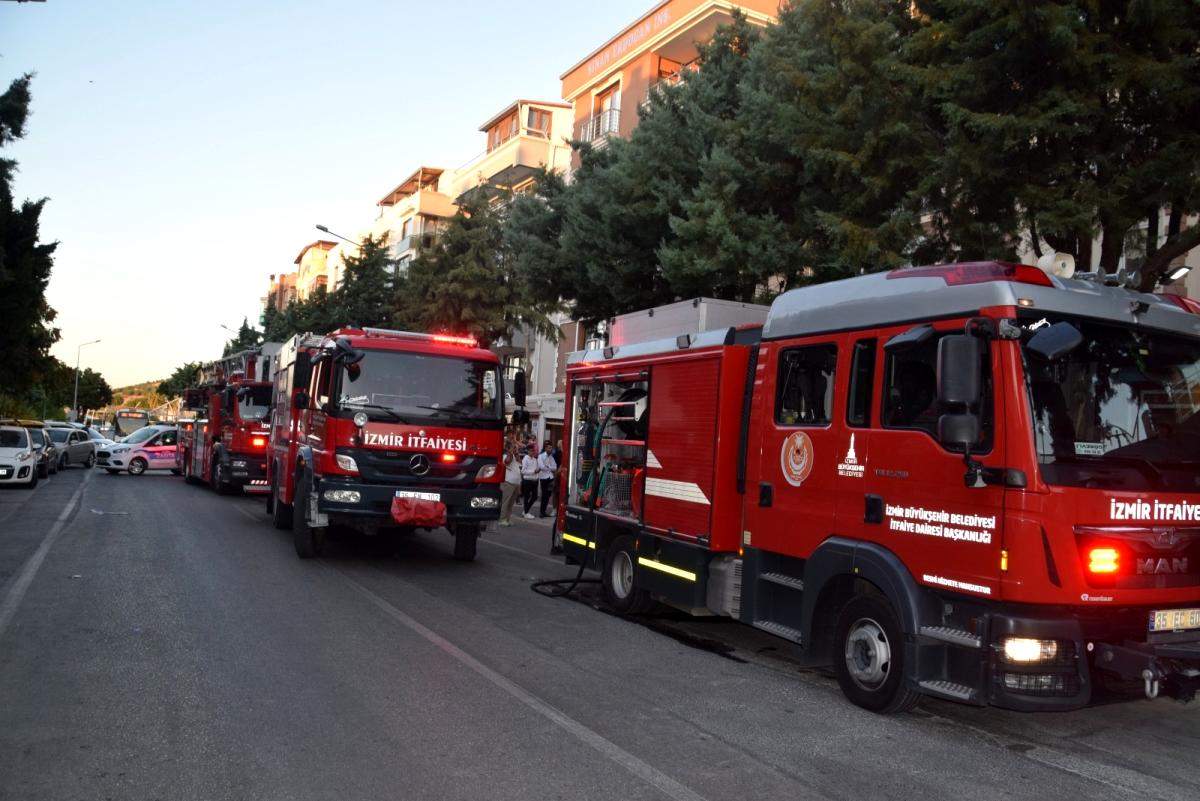 Son dakika 3. sayfa: İzmir de iş yerinde çıkan yangın korkuttu