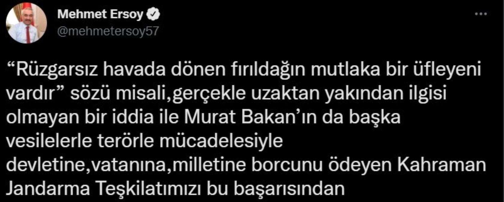 Bakan Yardımcısı Ersoy dan CHP li Bakan a yanıt: