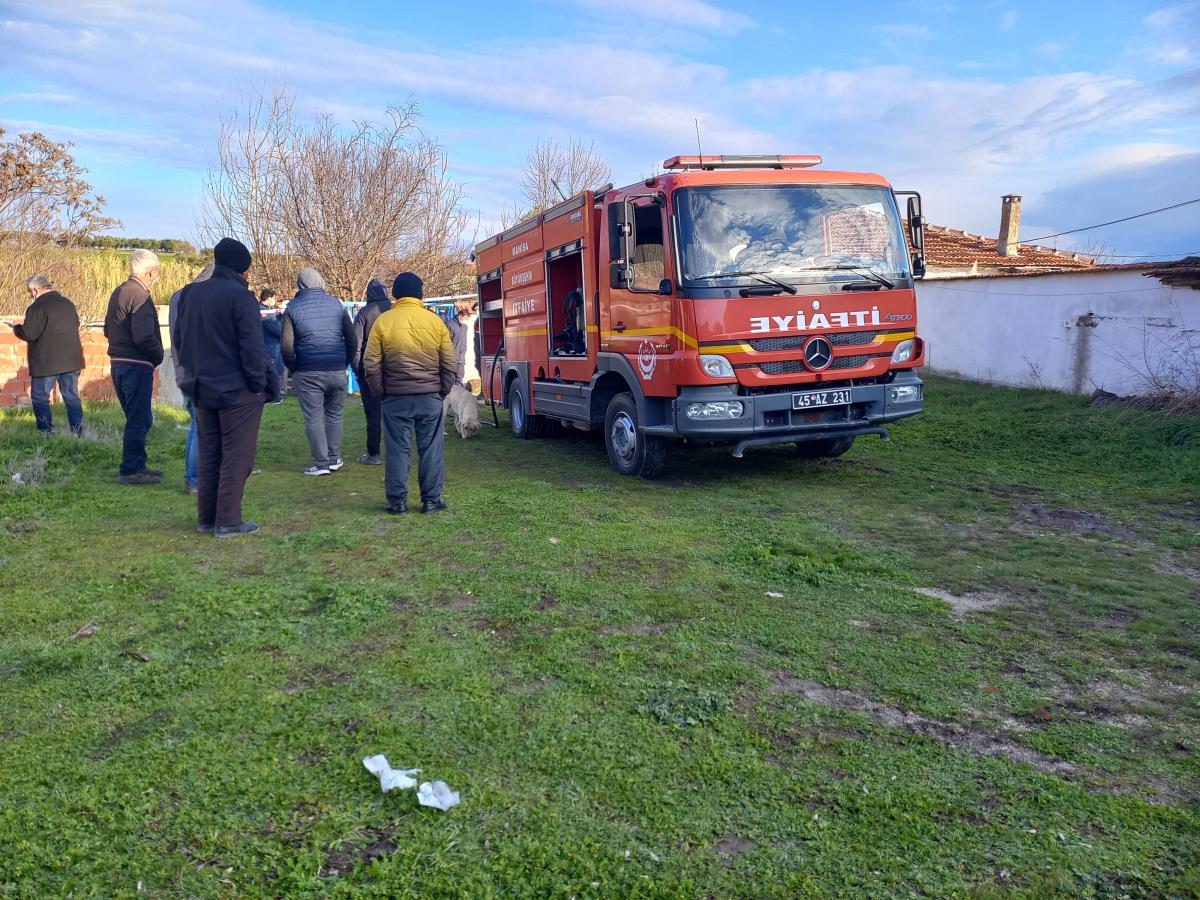 Manisa da evde çıkan yangında bir kişi öldü