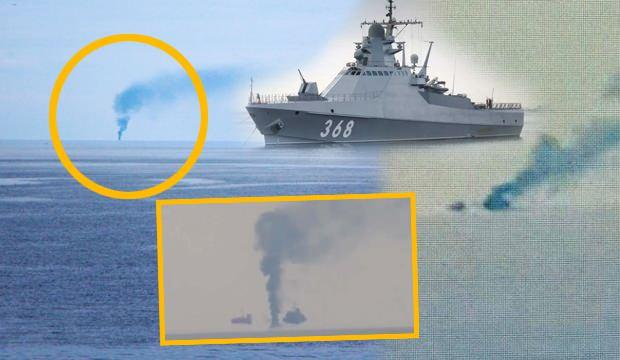 ‘Ukrayna roketatarlarla Rus savaş gemisini batırdı’ iddiası