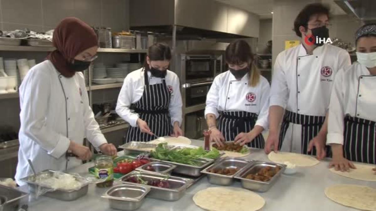 Aşçılık programı öğrencileri, vegan mutfağını ustasından öğrendi