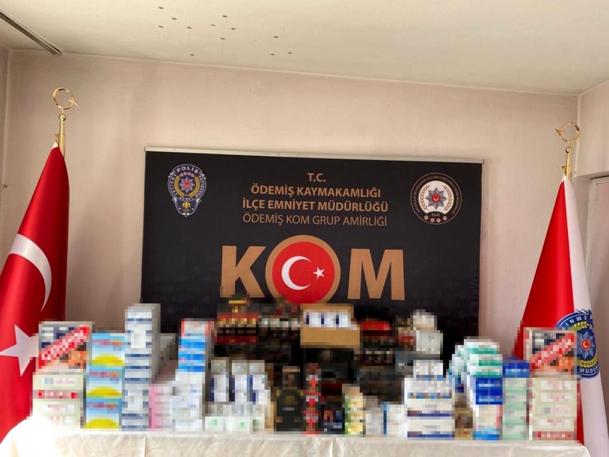 İzmir’de piyasaya sürülmeye hazır binlerce sahte ilaç ele geçirildi