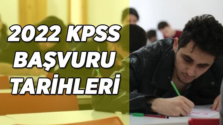 KPSS LİSANS başvuruları hangi tarihlerde alınacak? ÖSYM 2022 KPSS lisans-önlisans-ortaöğretim başvuru tarihleri…