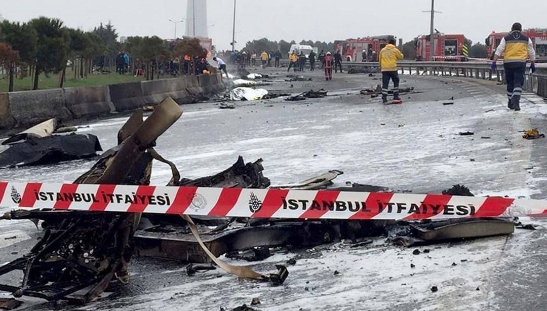 Büyükçekmece’de 7 kişinin öldüğü helikopter kazasıyla ilgili fezleke hazırlandı