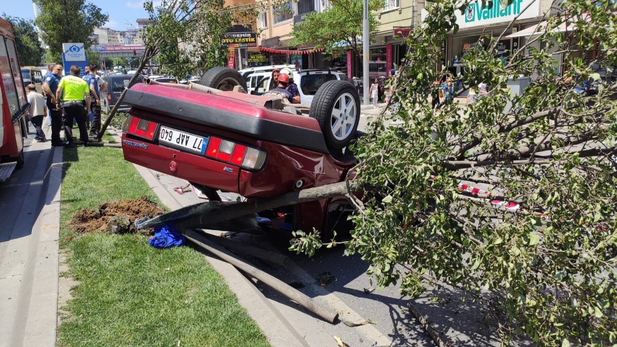 Sultanbeyli’de drift atan ehliyetsiz sürücü dehşet saçtı