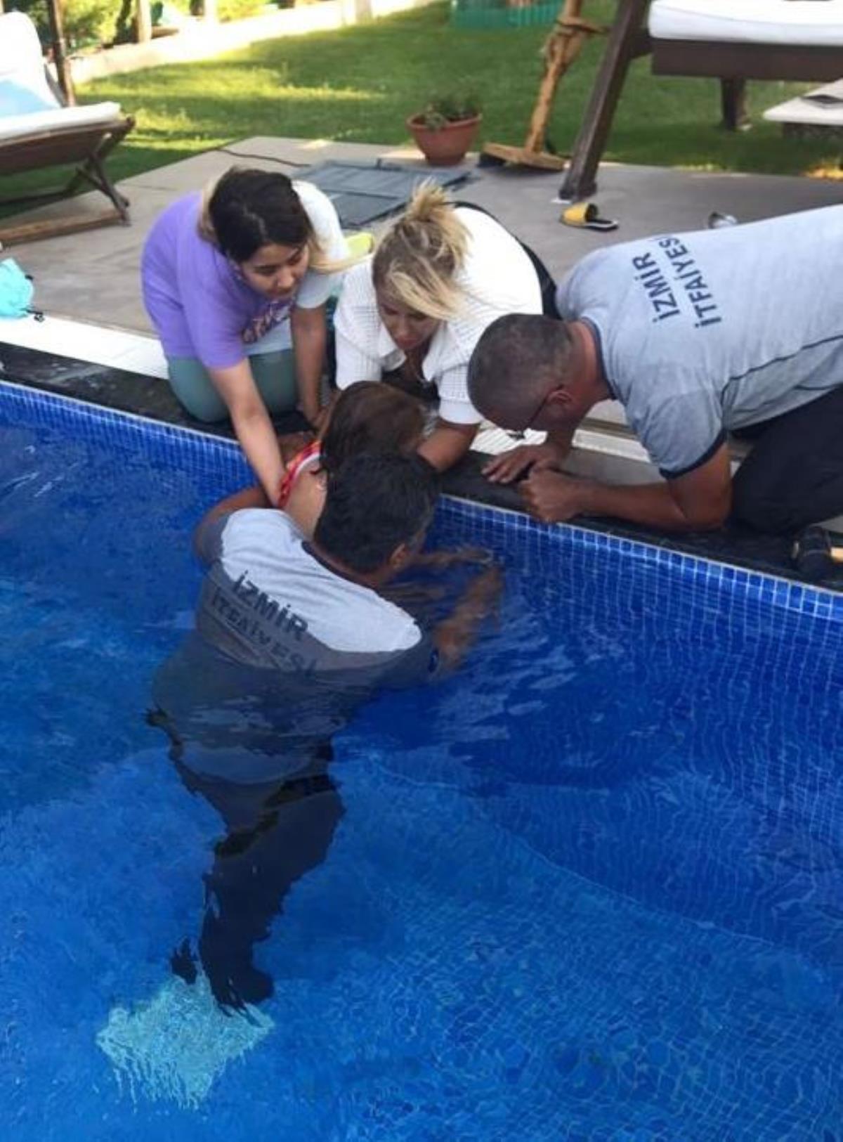 İzmir haber: İzmir’de bileği havuzdaki boruya sıkışan çocuğu itfaiye ekipleri kurtardı