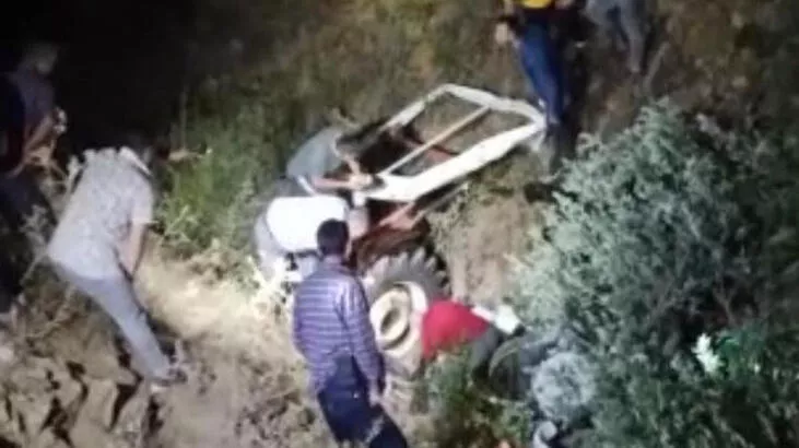Manisa’da traktör uçuruma yuvarlandı: 1 ölü, 1 yaralı