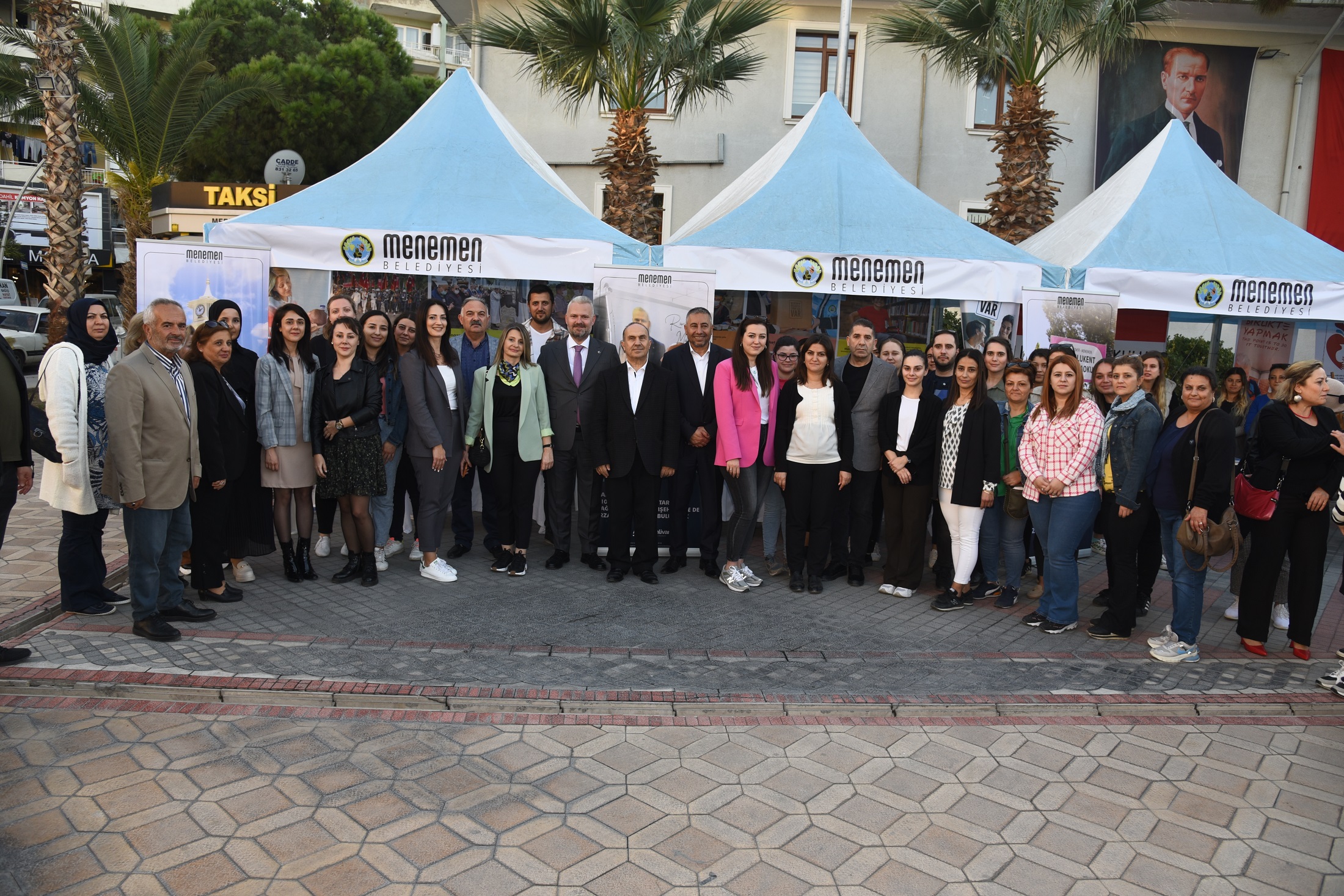 MENEMEN’DE AK İCRAATLAR SERGİSİ