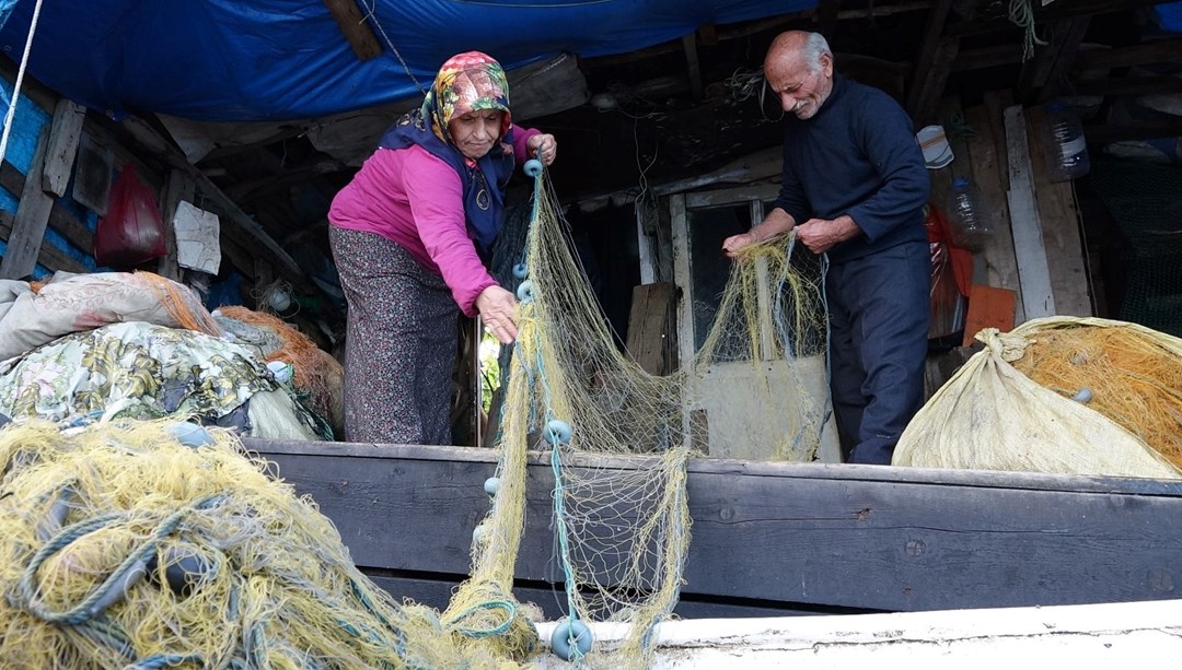 Balıkçı çiftin 20 yıllık av mesaisi