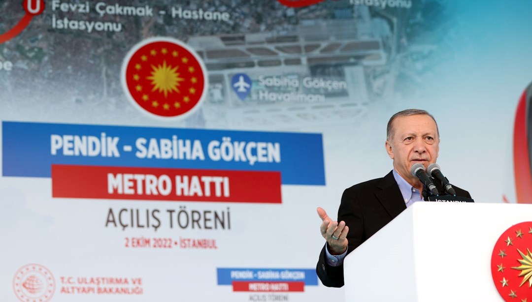 Sabiha Gökçen’e metro hattı, Cumhurbaşkanı Erdoğan: İstanbul’u sahipsiz bırakmıyoruz