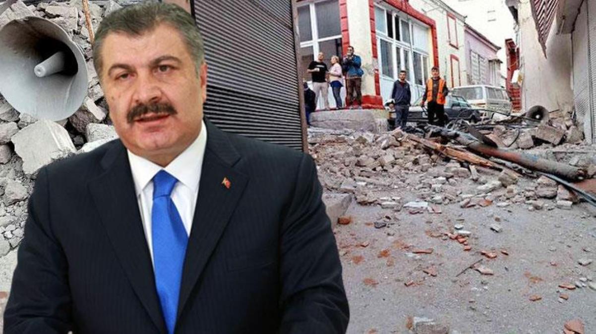 Son Dakika! Sağlık Bakanı Koca: İzmir’de depremden panik sebebiyle 64 kişi etkilendi, 1’i ağır 7 kişinin tedavisi sürüyor
