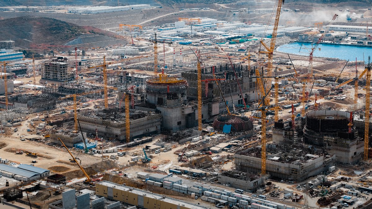 Türkiye’nin ilk nükleer güç santrali Akkuyu’da çalışmalar sürüyor