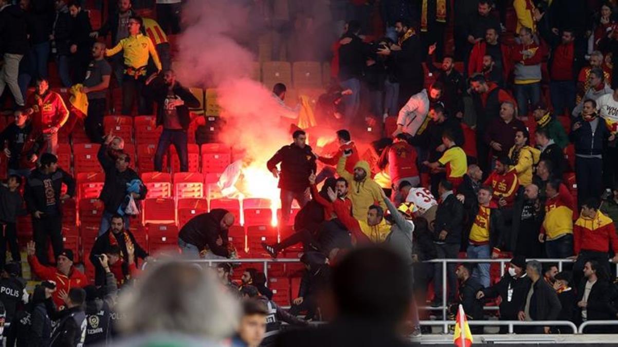 Utanç maçına damga vuran görüntü! Göztepe stadının son hali